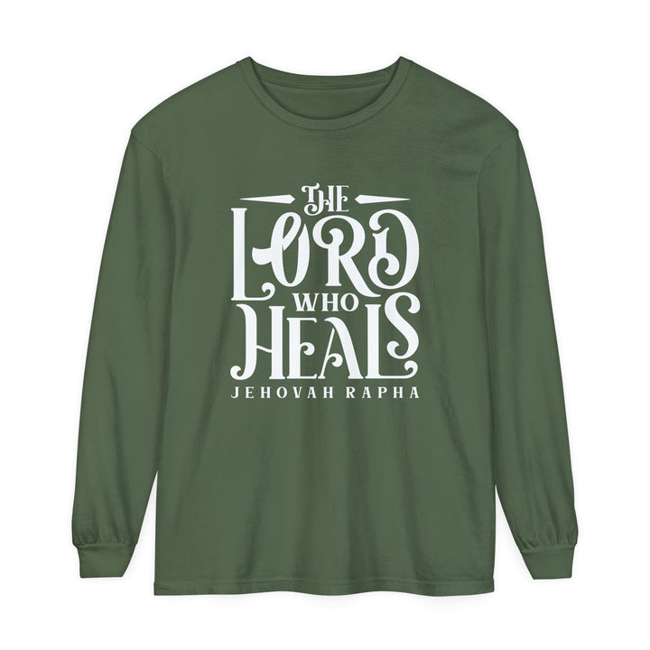 The Lord Who Heals Long Sleeve Shirt Long-sleeve Hemp S 