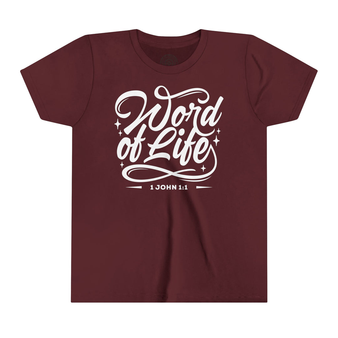 Word of Life Youth T-shirt Kids clothes Maroon S 