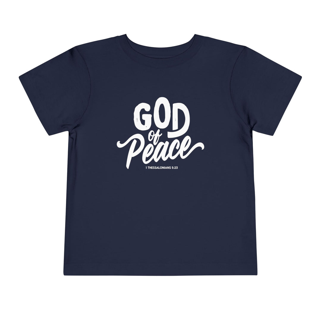 God of Peace Toddler Tee Kids clothes Navy 2T 