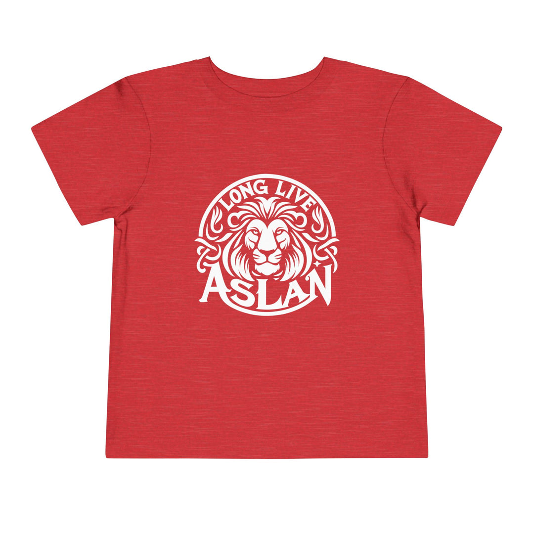 Long Live Aslan Toddler Tee Kids clothes Heather Red 2T 