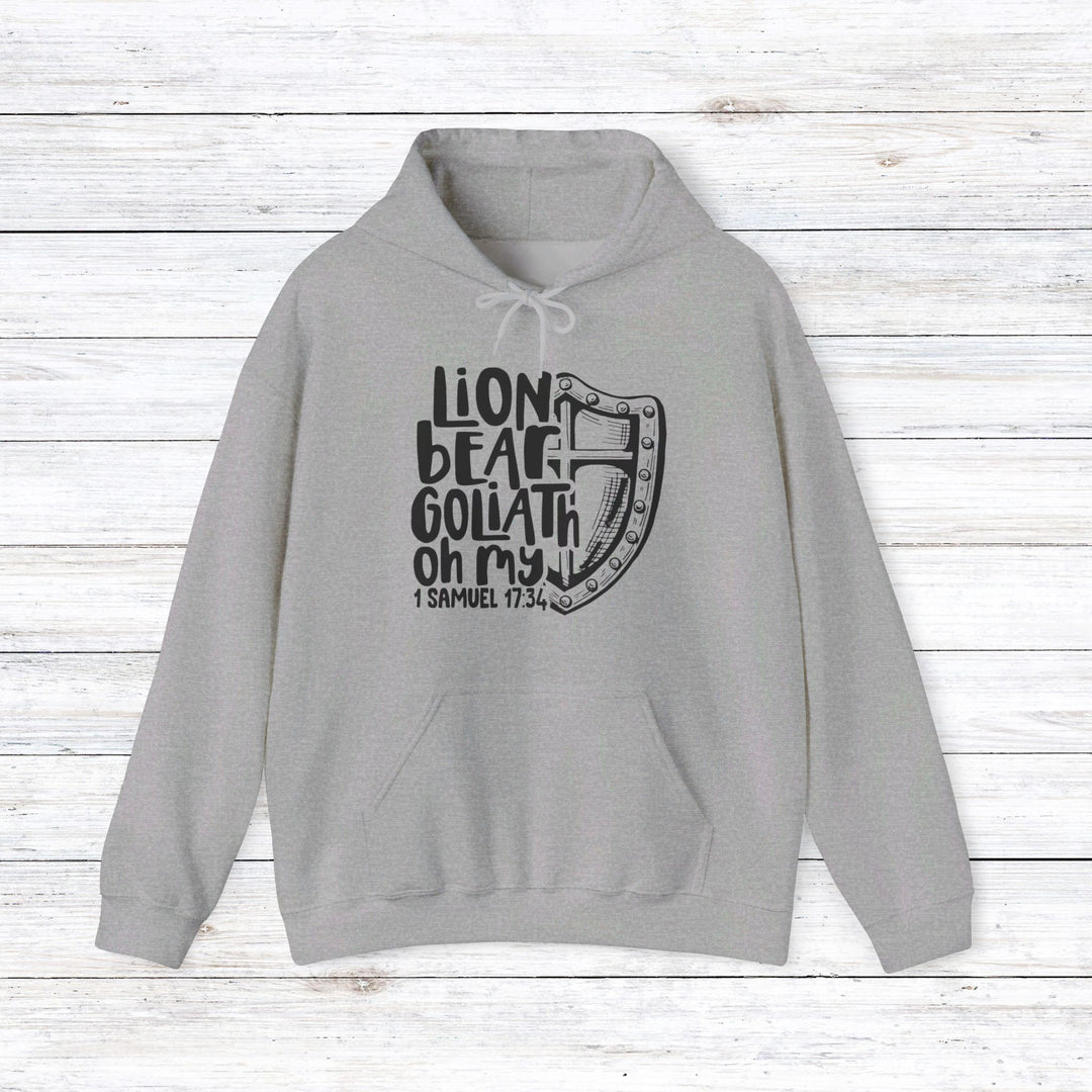 Lion, Bear, Goliath Oh My Hoodie Hoodie Sport Grey S 