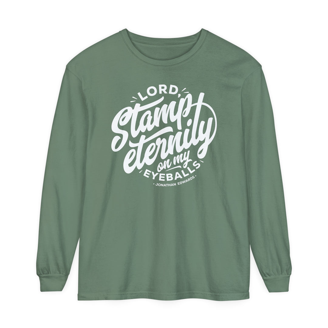 Stamp Eternity Long Sleeve Shirt Long-sleeve Light Green S 