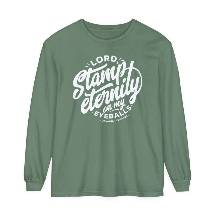 Stamp Eternity Long Sleeve Shirt Long-sleeve Light Green S 