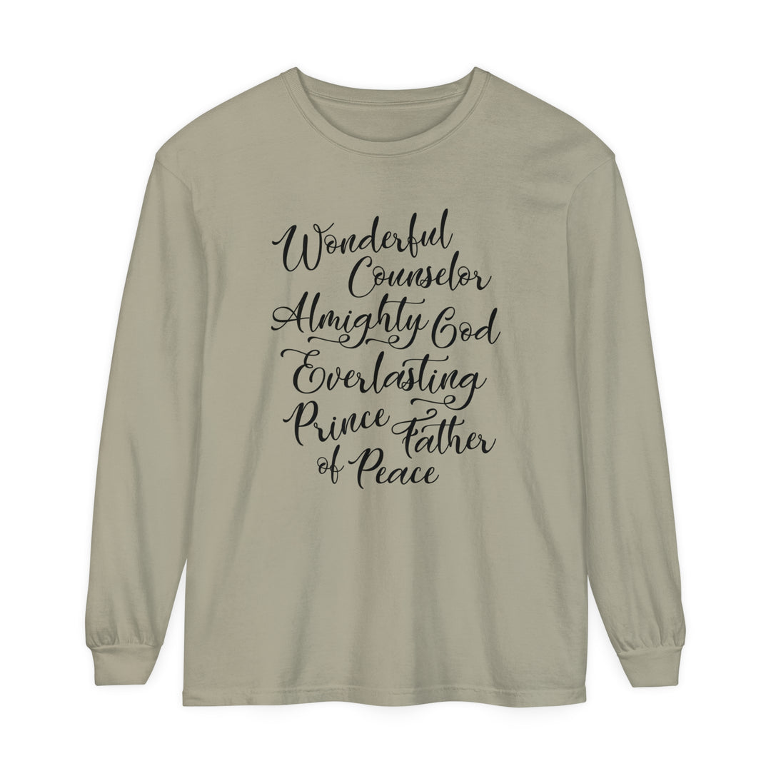 Wonderful Counselor Long Sleeve Shirt Long-sleeve Sandstone S 