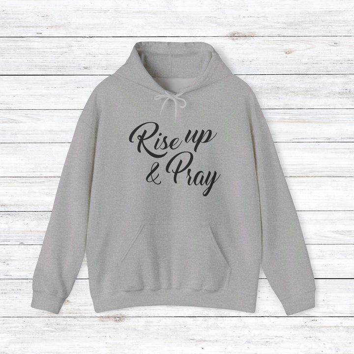 Rise Up & Pray Hoodie Hoodie Sport Grey S 