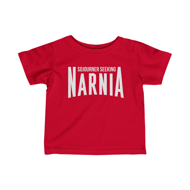 Sojourner Seeking Narnia Baby Tee Kids clothes Red 6M 