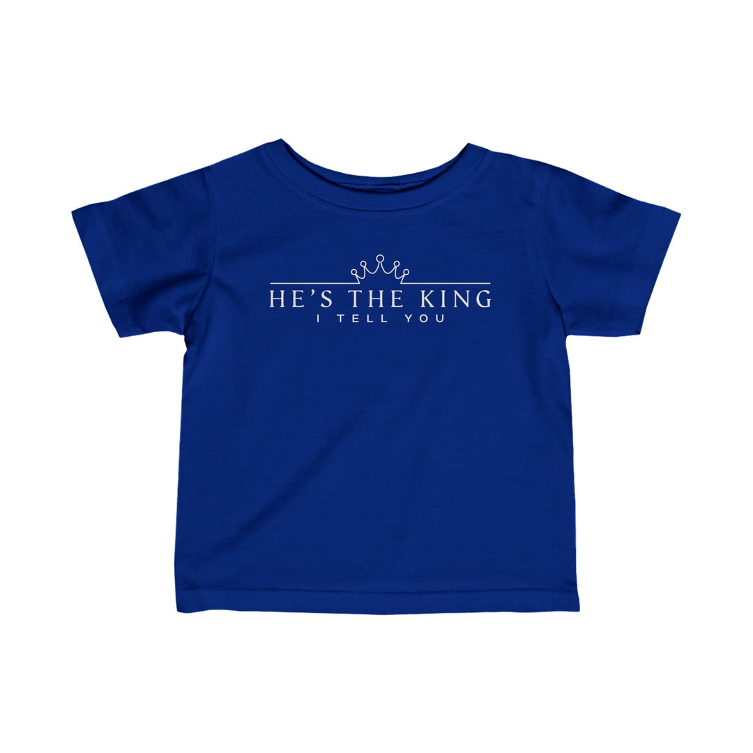 He's The King Baby Tee Kids clothes Royal 6M 