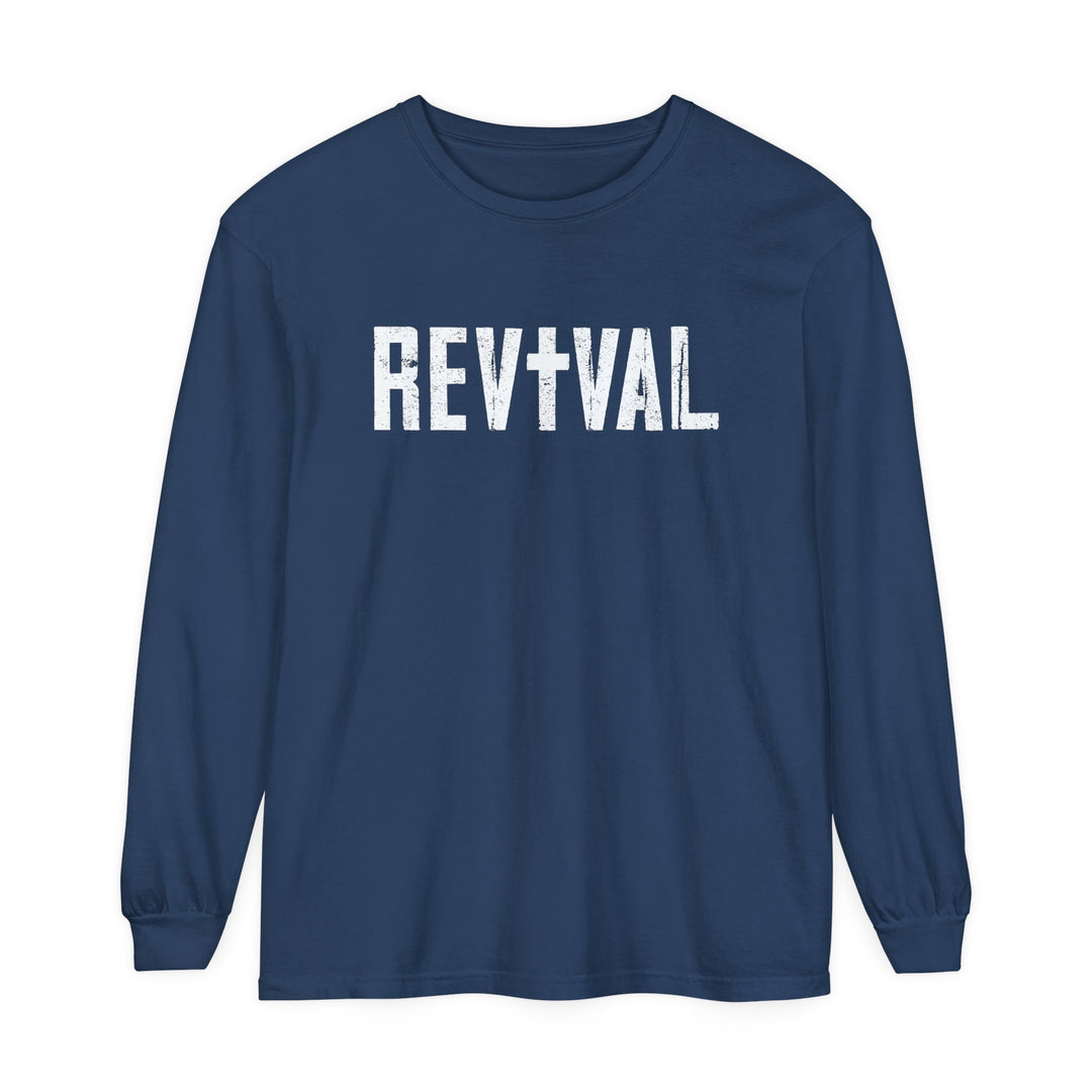 Revival Long Sleeve Shirt Long-sleeve Midnight S 