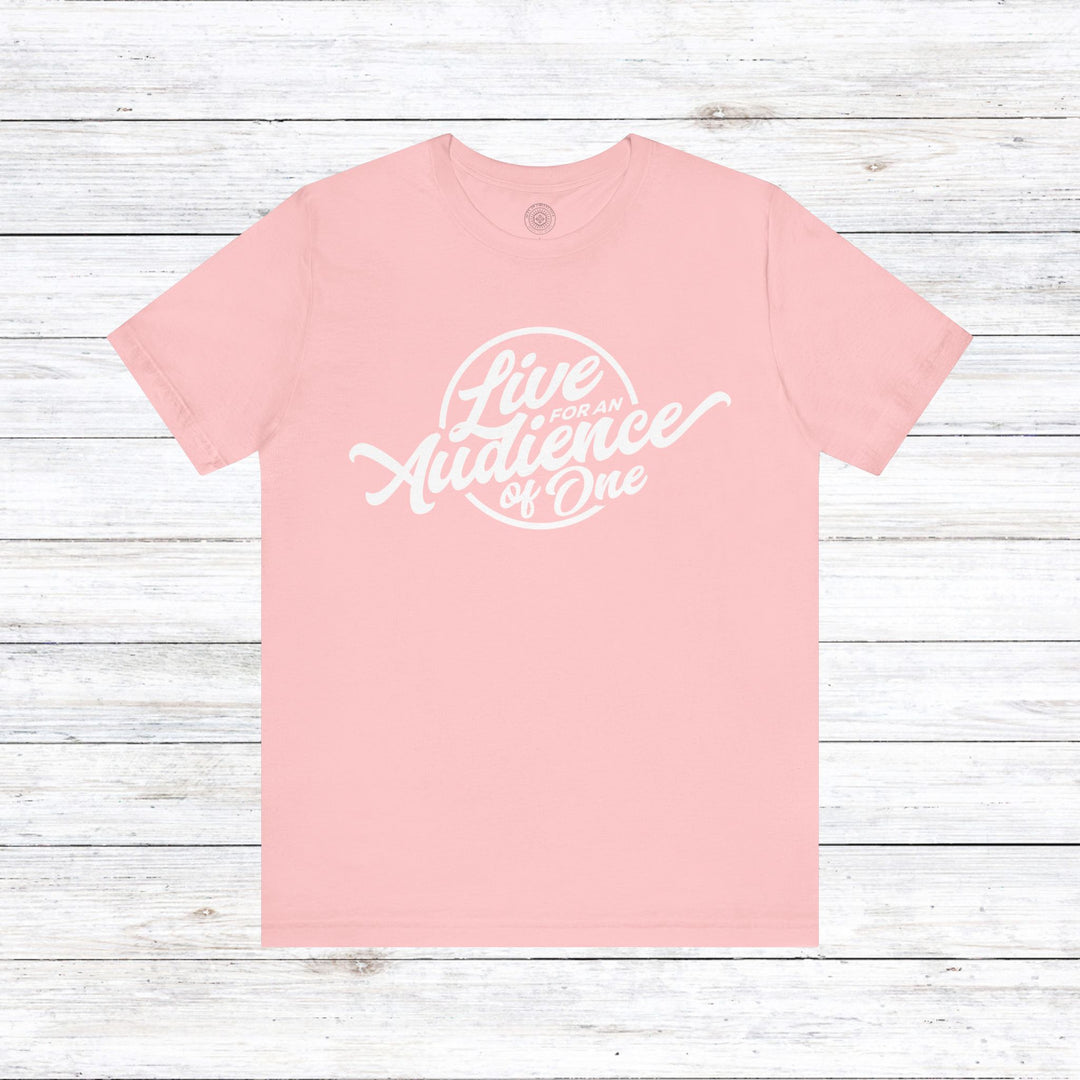 Audience of One Unisex T-Shirt T-Shirt Pink S 