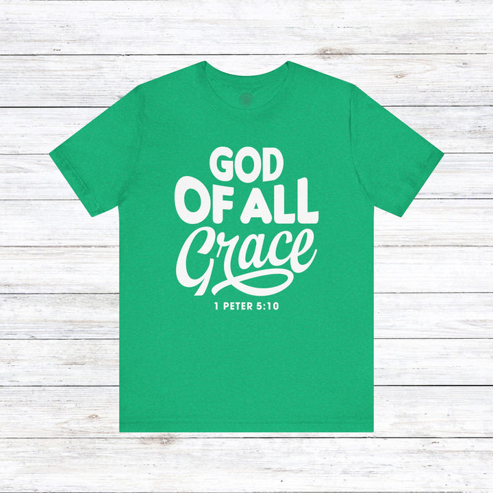 God of All Grace Unisex T-Shirt T-Shirt Heather Kelly S 