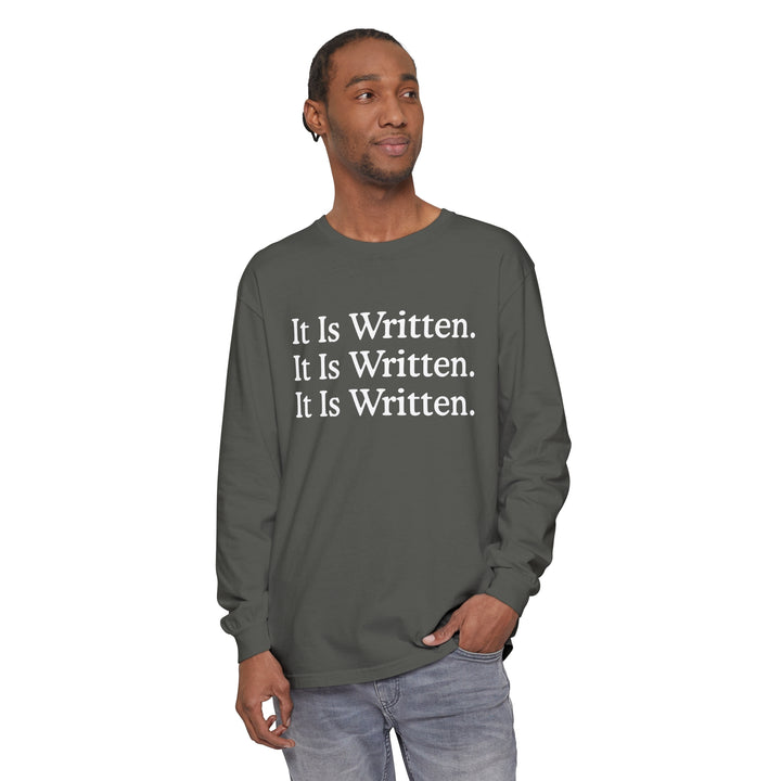 It Is Written Long Sleeve Shirt Long-sleeve   