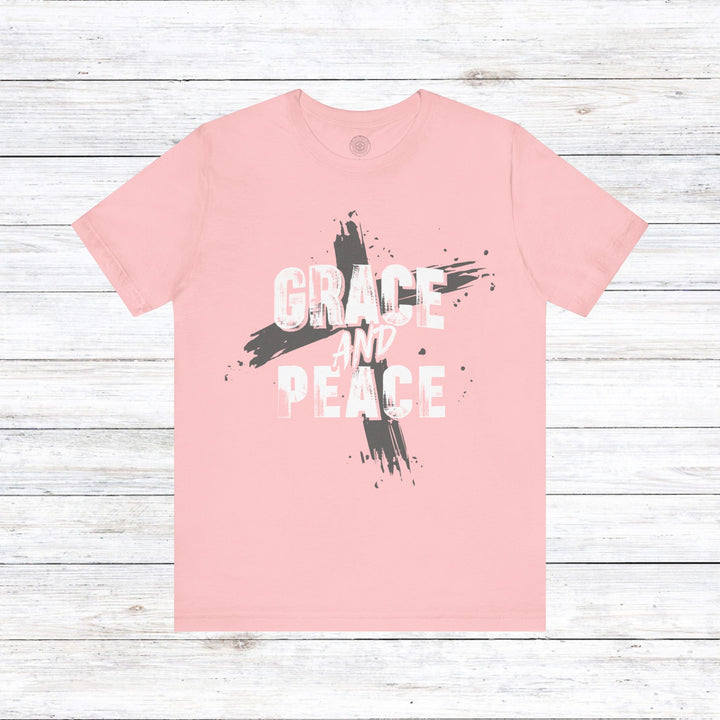 Grace and Peace Unisex T-Shirt T-Shirt Pink S 