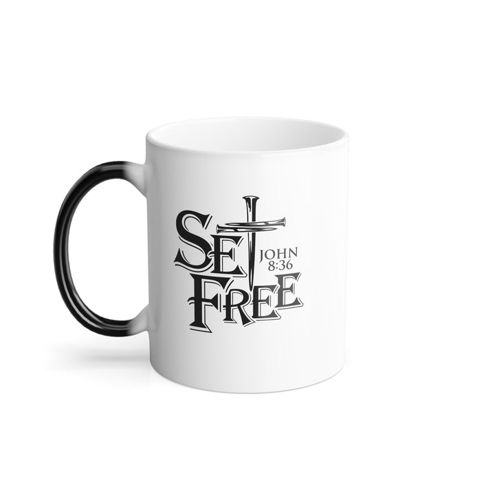 Christian Coffee Mug Set Free Color Morphing Mug 11oz  