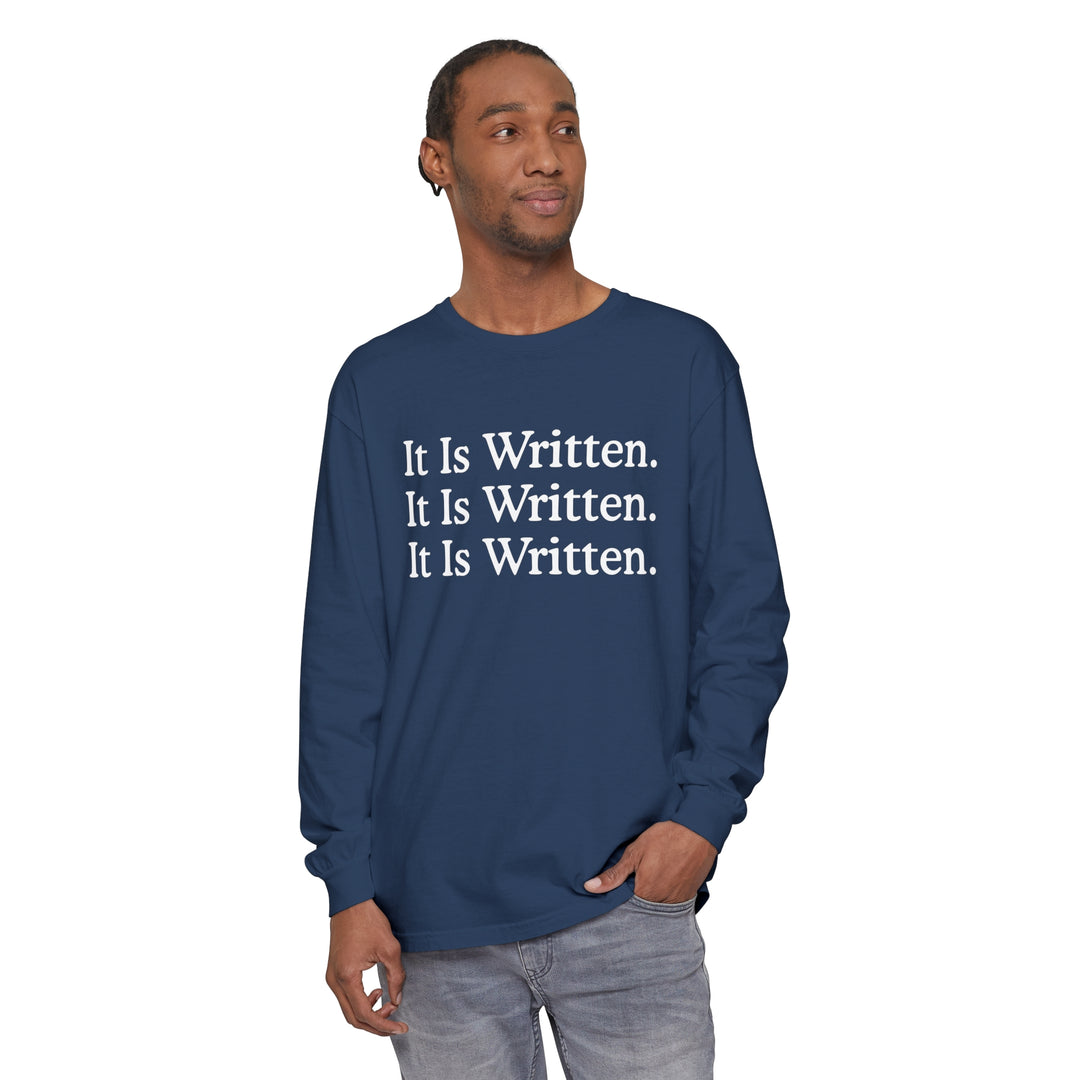 It Is Written Long Sleeve Shirt Long-sleeve   