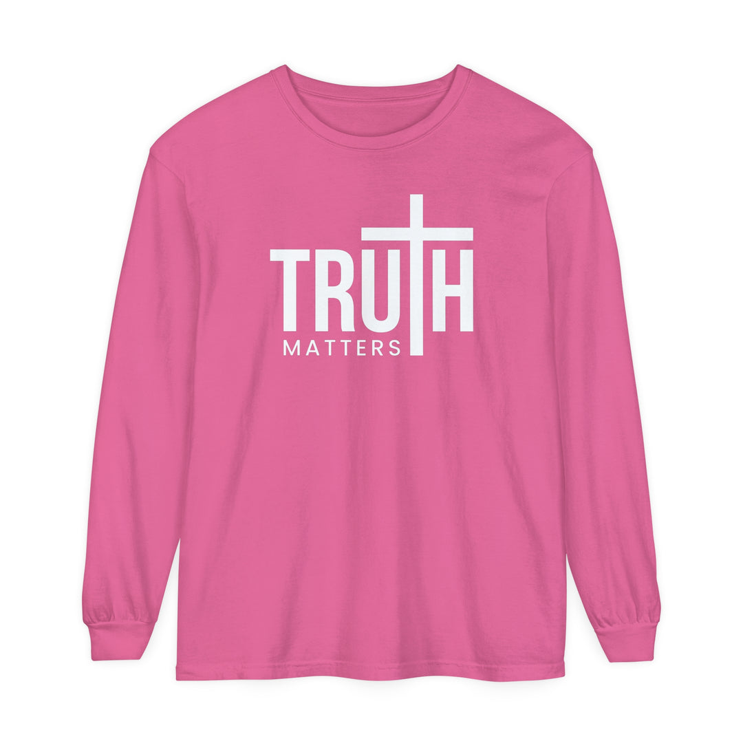 Truth Matters Long Sleeve Shirt Long-sleeve Crunchberry S 