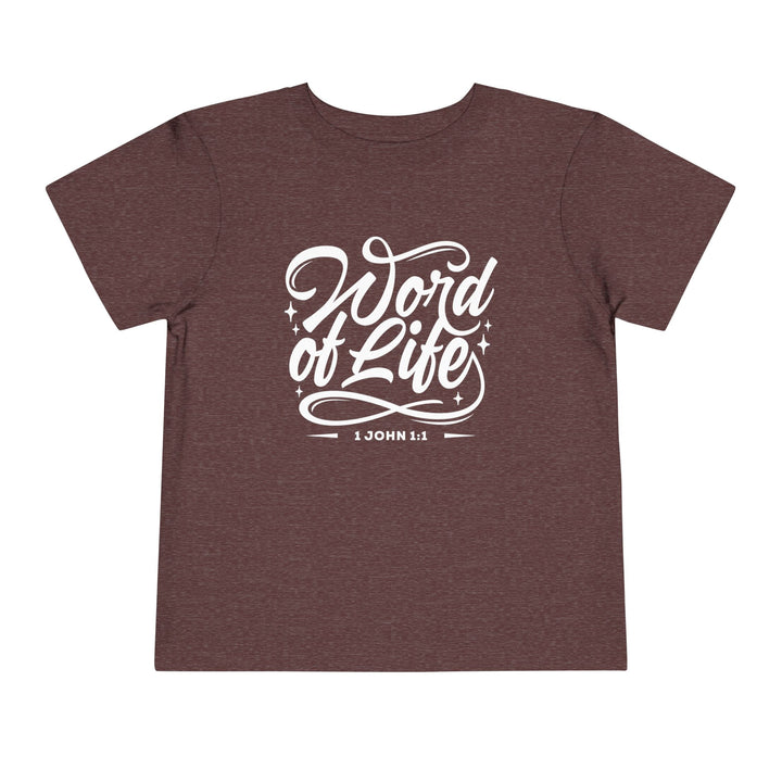 Word of Life Toddler Tee Kids clothes Heather Maroon 2T 