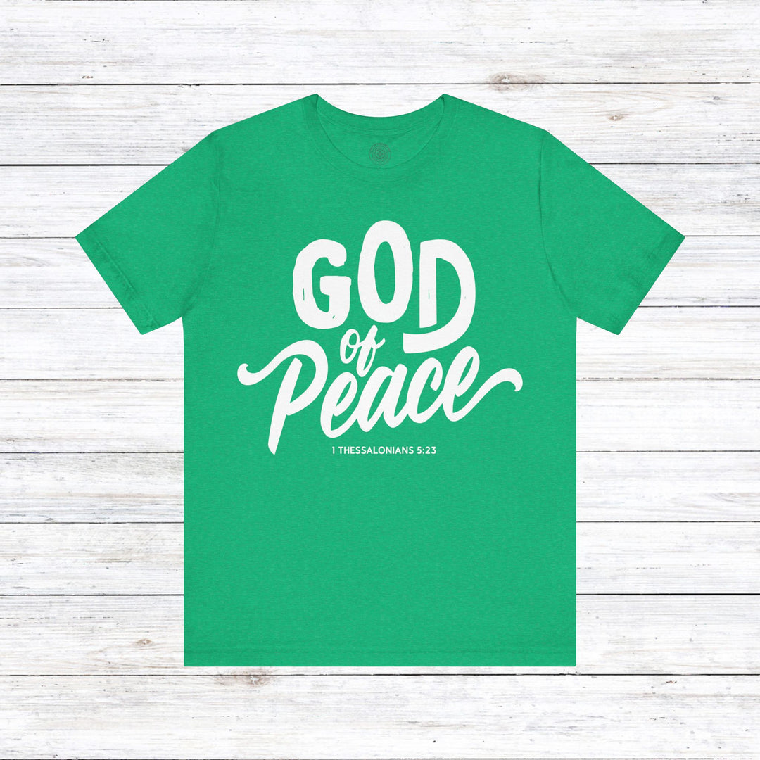 God of Peace Unisex T-Shirt T-Shirt Heather Kelly S 