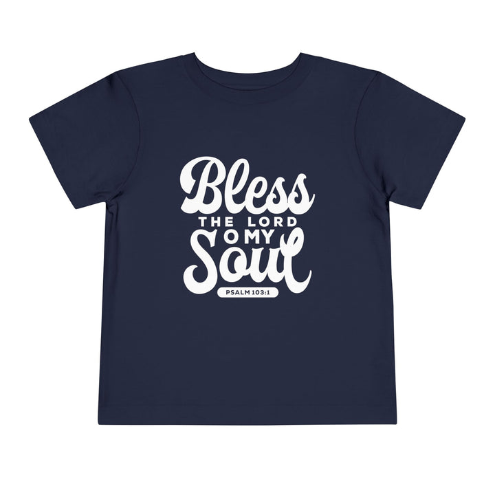 Bless The Lord Toddler Tee Kids clothes Navy 2T 