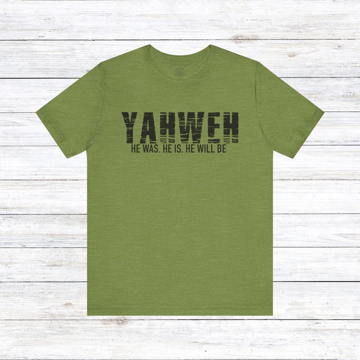 Yahweh Unisex T-Shirt T-Shirt Heather Green S 