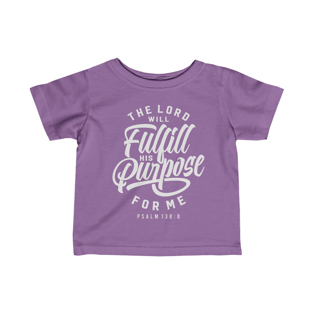 His Purpose Baby Tee Kids clothes Lavender 6M 