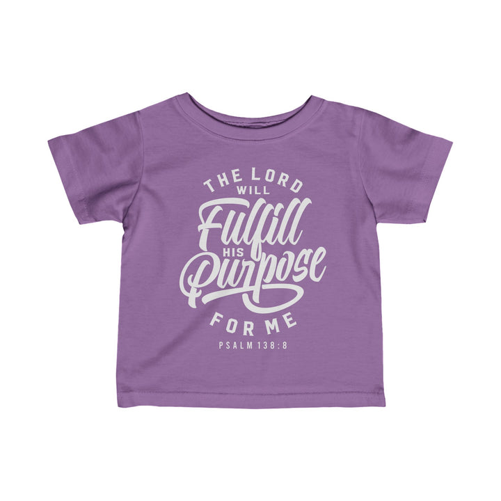 His Purpose Baby Tee Kids clothes Lavender 6M 