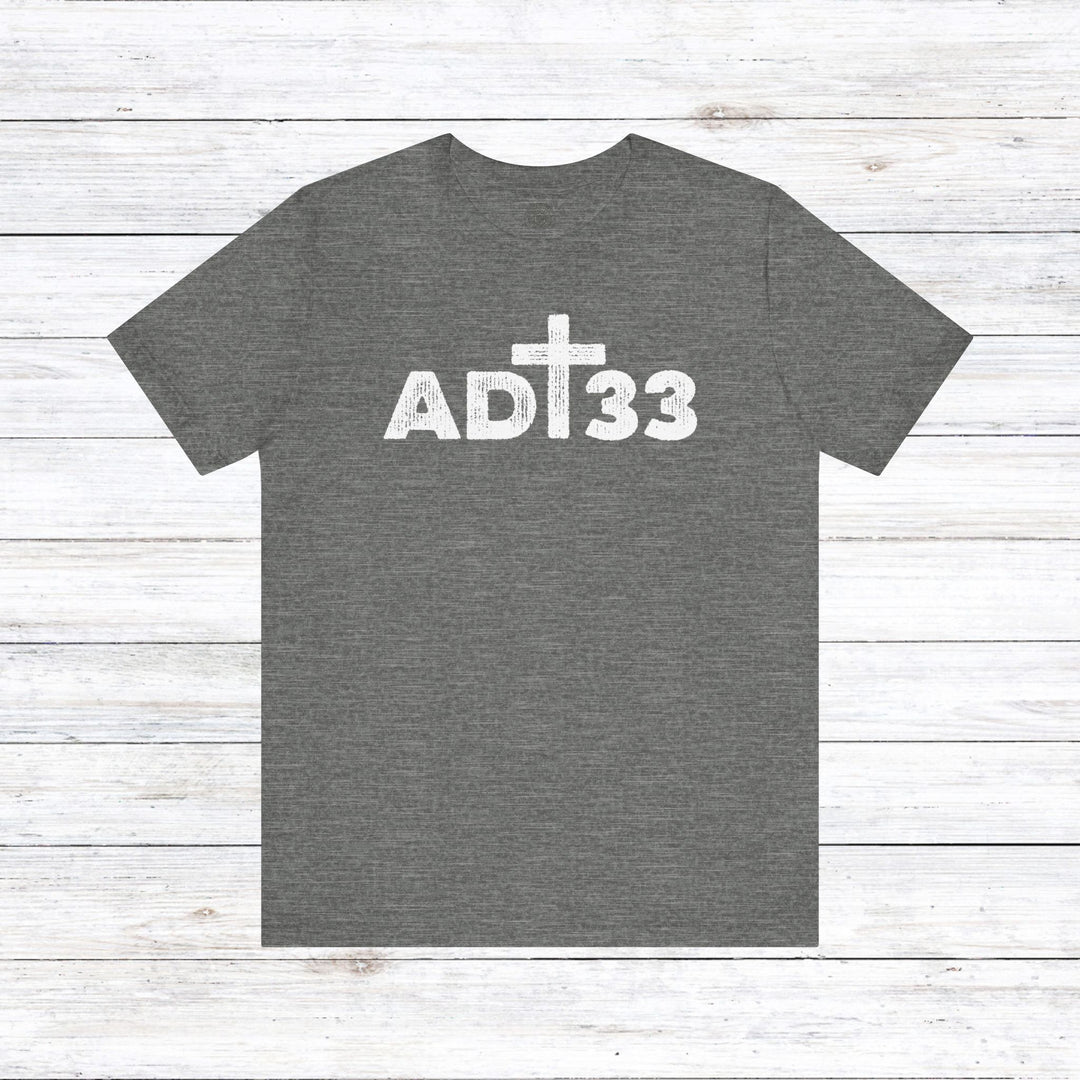 AD 33 Unisex T-Shirt T-Shirt Deep Heather S 