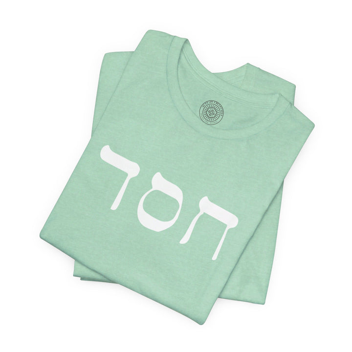 Hesed Hebrew Script Unisex T-Shirt T-Shirt   