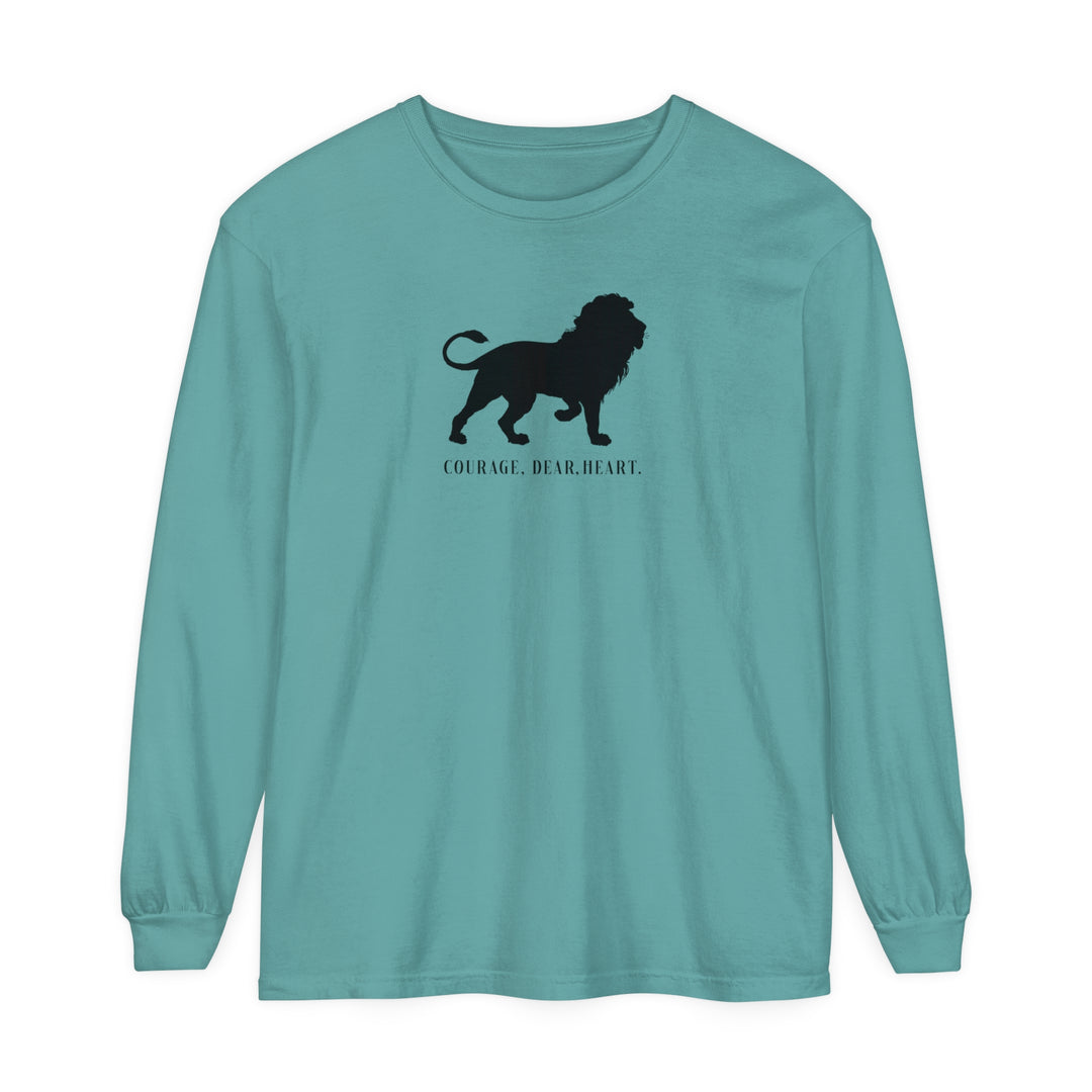 Courage Dear Heart Long Sleeve Shirt Long-sleeve Seafoam S 