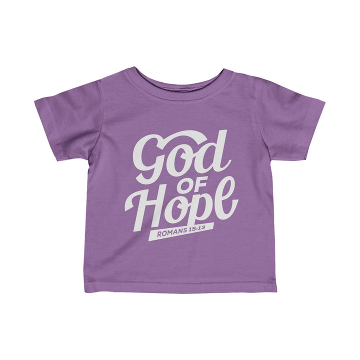 God of Hope Baby Tee Kids clothes Lavender 6M 