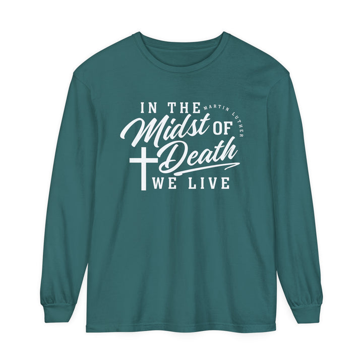 Midst of Death Long Sleeve Shirt Long-sleeve Blue Spruce S 