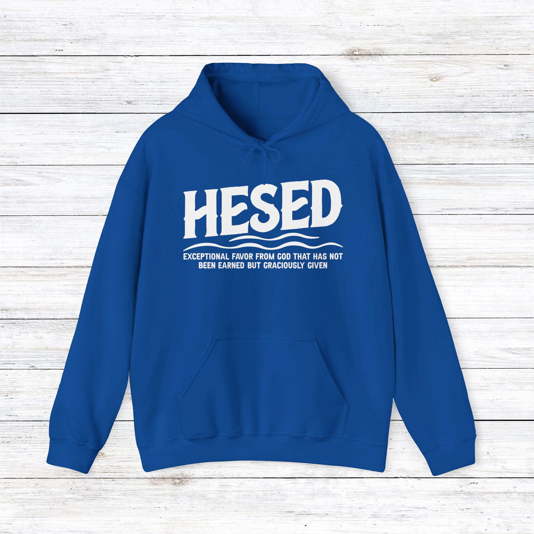 Hesed Exceptional Favor Hoodie Hoodie Royal S 