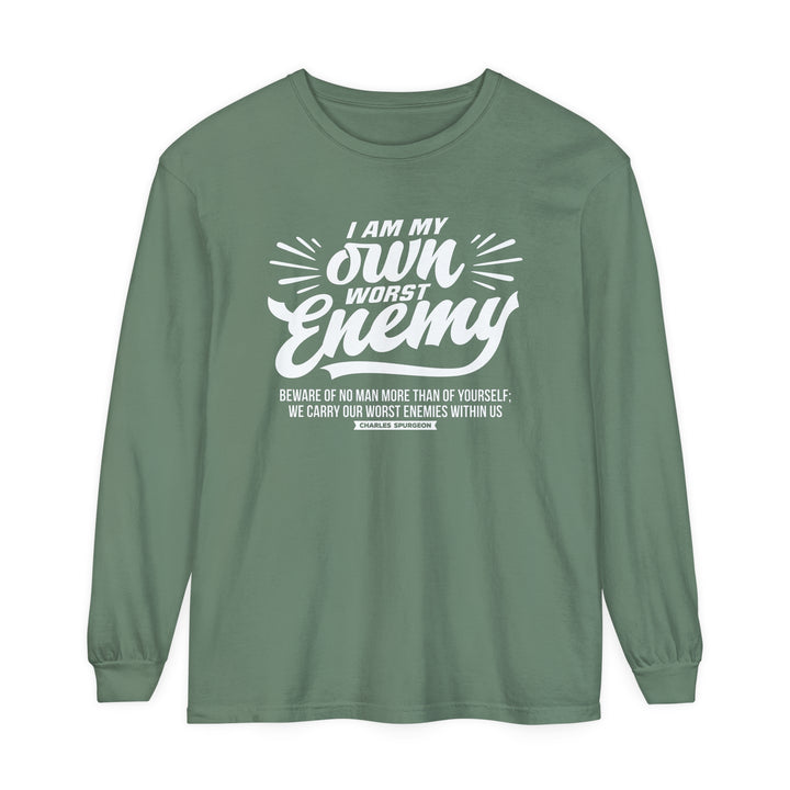 Worst Enemy Long Sleeve Shirt Long-sleeve Light Green S 