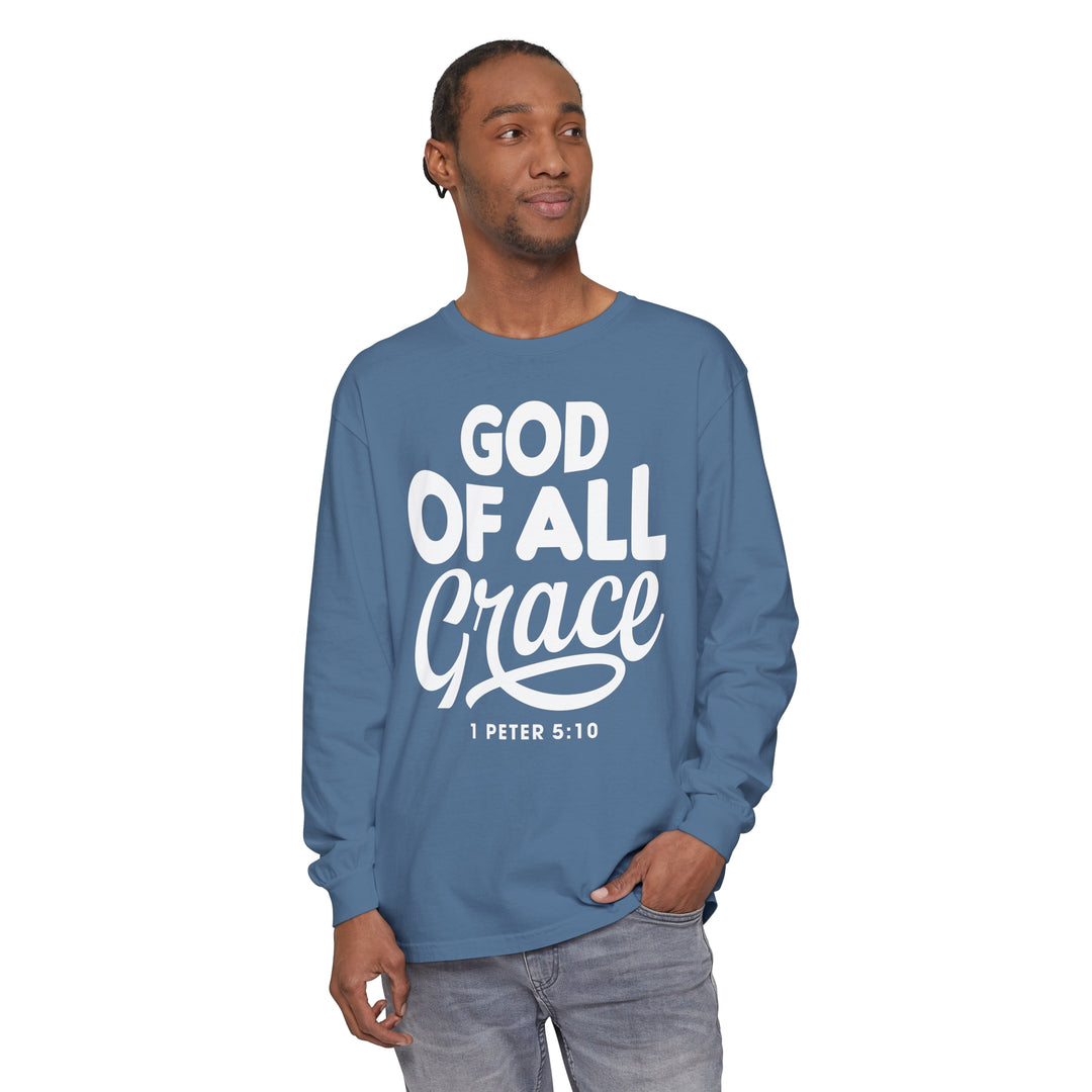 God of All Grace Long Sleeve Shirt Long-sleeve   