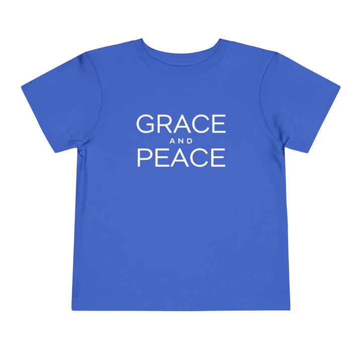 Grace and Peace Toddler Tee Kids clothes True Royal 2T 