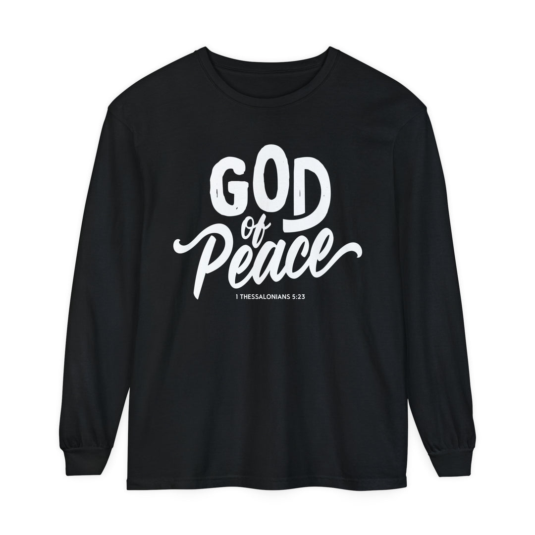 God of Peace Long Sleeve Shirt Long-sleeve Black S 