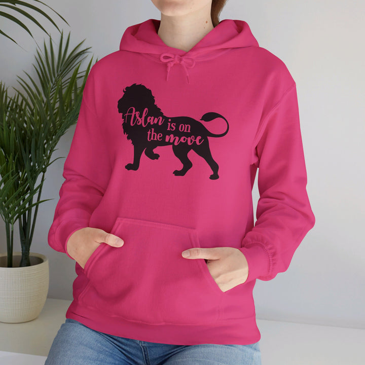 Aslan Is On The Move Hoodie Hoodie   