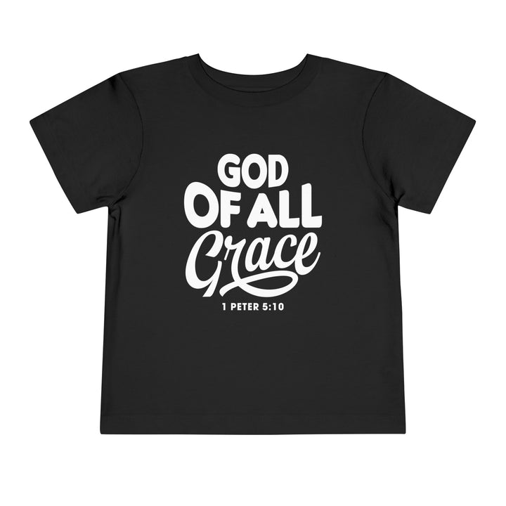 God of All Grace Toddler Tee Kids clothes Black 2T 