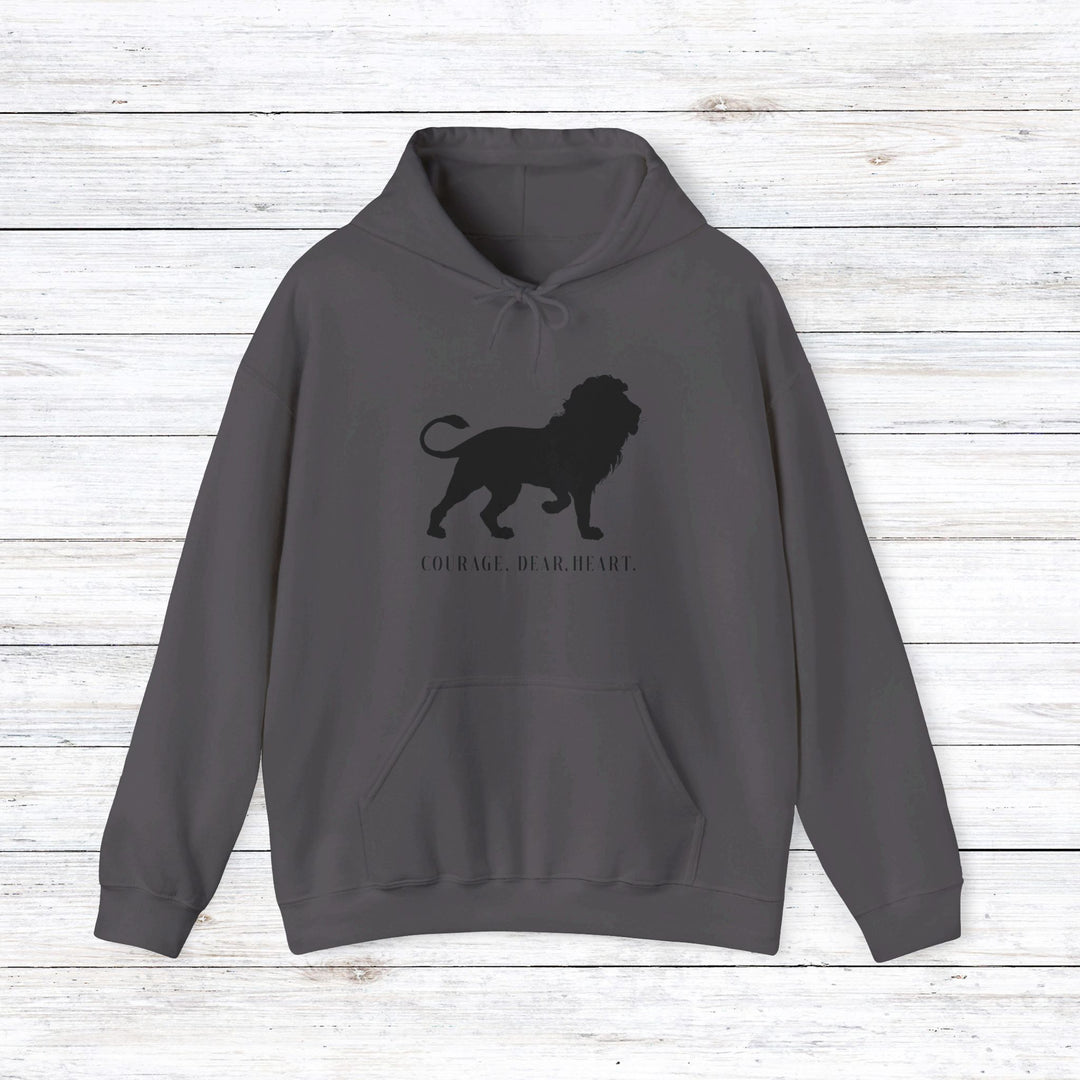 Courage Dear Heart Hoodie Hoodie Charcoal S 