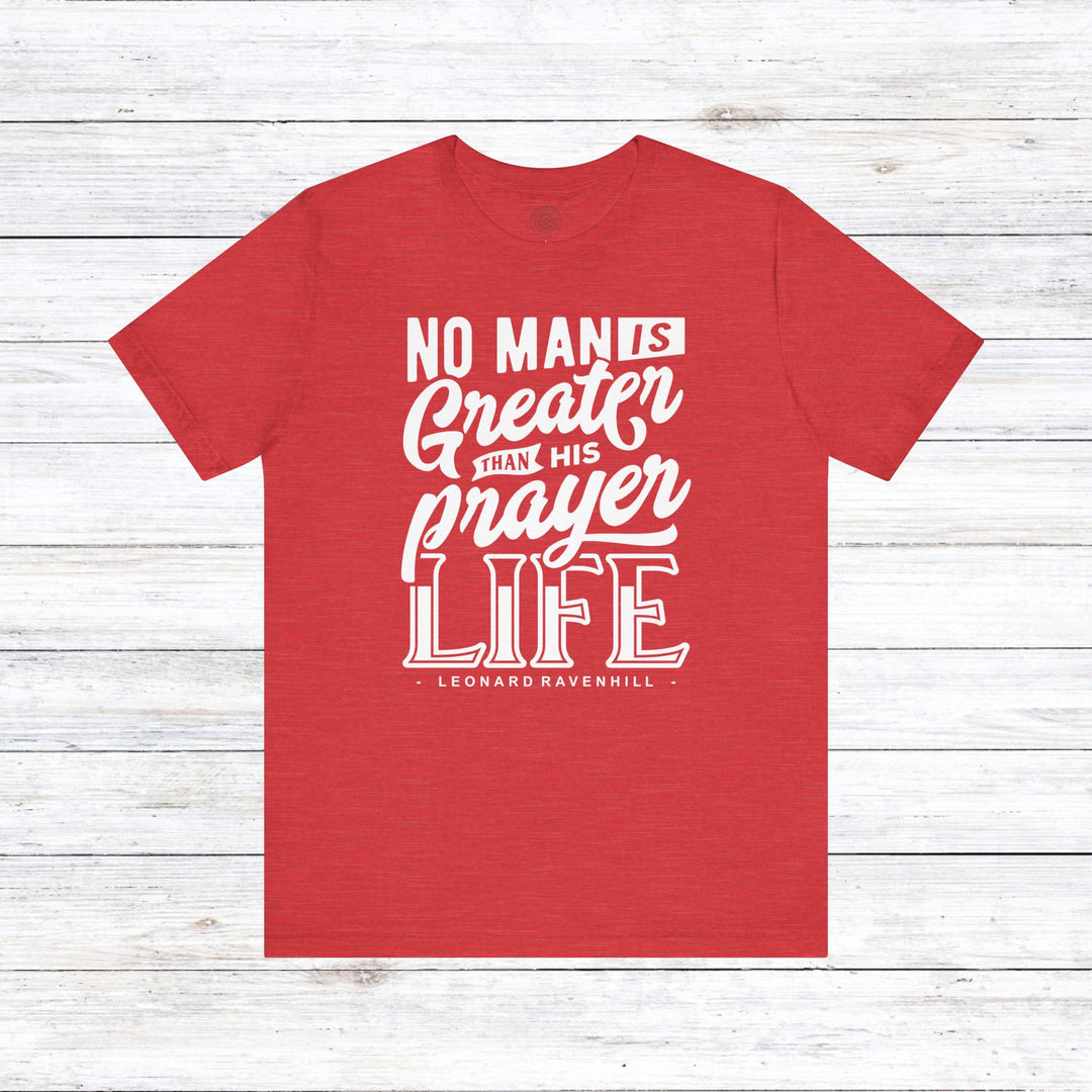 Prayer Life Unisex T-Shirt T-Shirt Heather Red S 