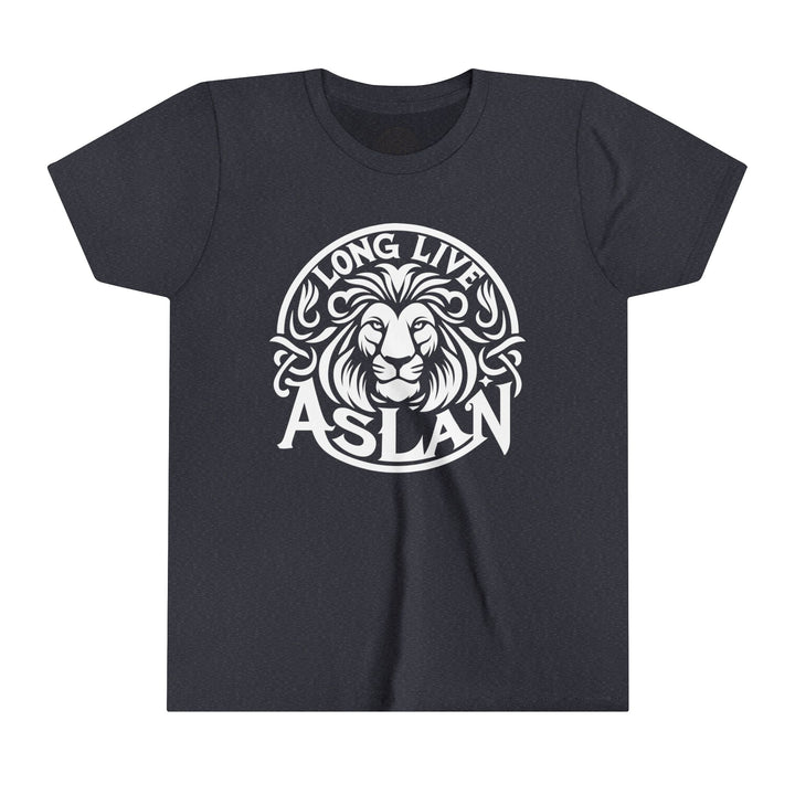 Long Live Aslan Youth T-shirt Kids clothes Heather Navy S 