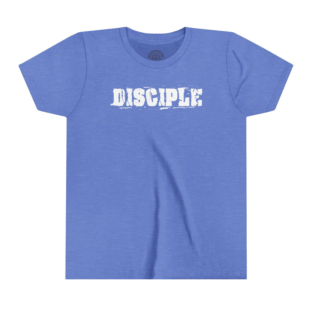 Disciple Youth T-shirt Kids clothes Heather Columbia Blue S 