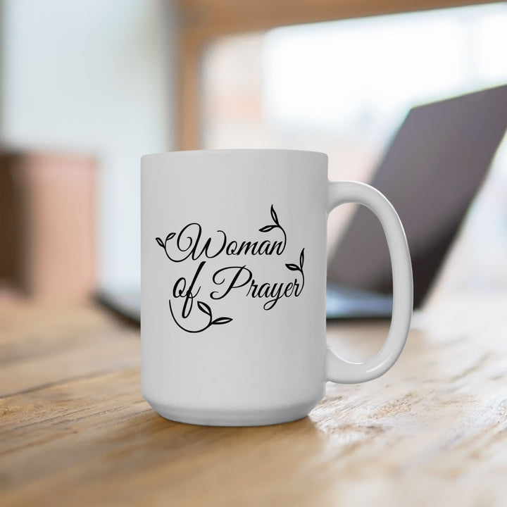 Christian Coffee Mug Woman of Prayer Ceramic Mug   