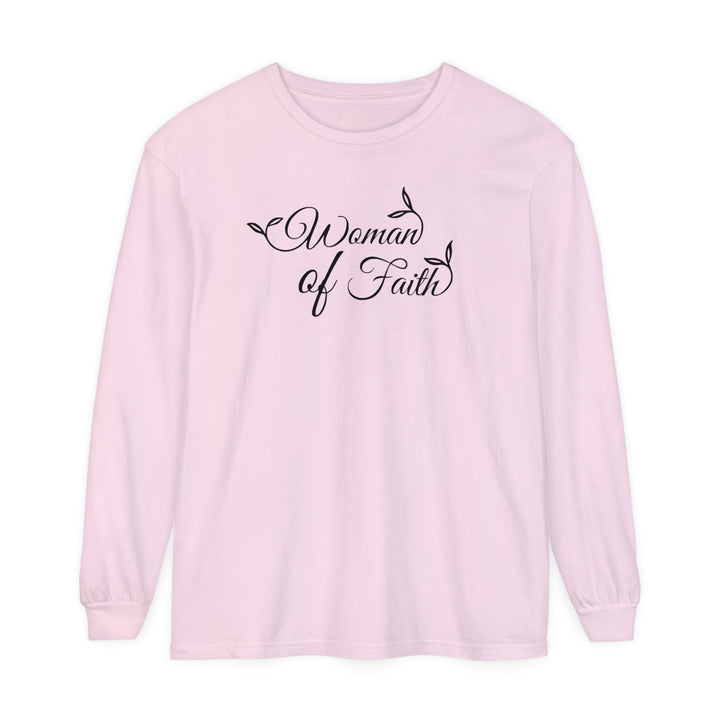 Woman of Faith Long Sleeve Shirt Long-sleeve Blossom S 