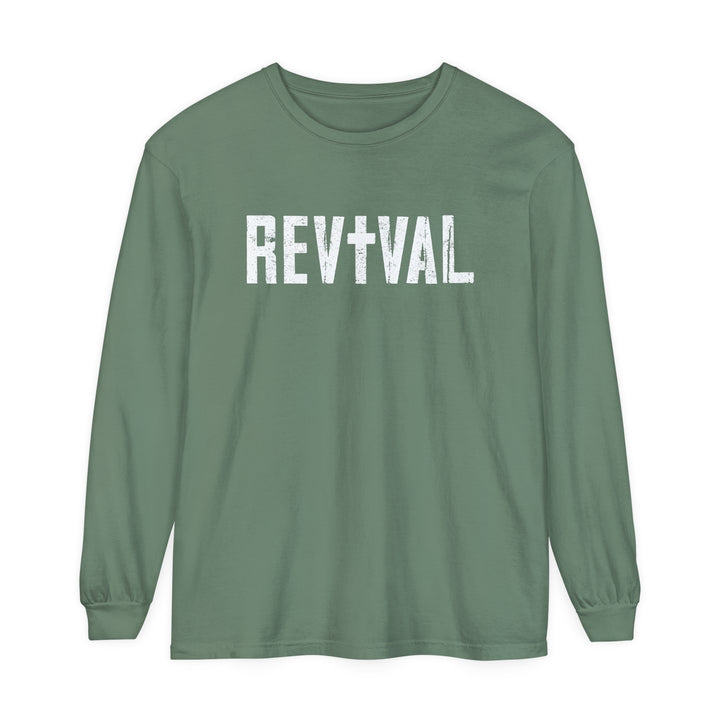 Revival Long Sleeve Shirt Long-sleeve Light Green S 