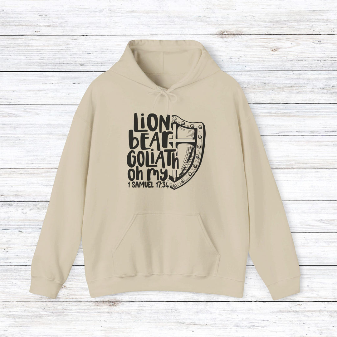 Lion, Bear, Goliath Oh My Hoodie Hoodie Sand S 