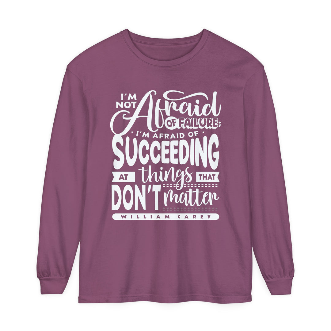 Things That Don't Matter Long Sleeve Shirt Long-sleeve Berry S 