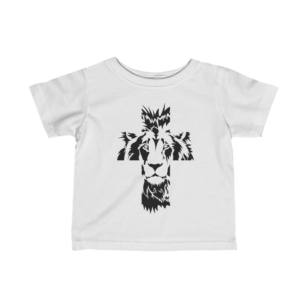 Aslan Cross Baby Tee Kids clothes White 6M 