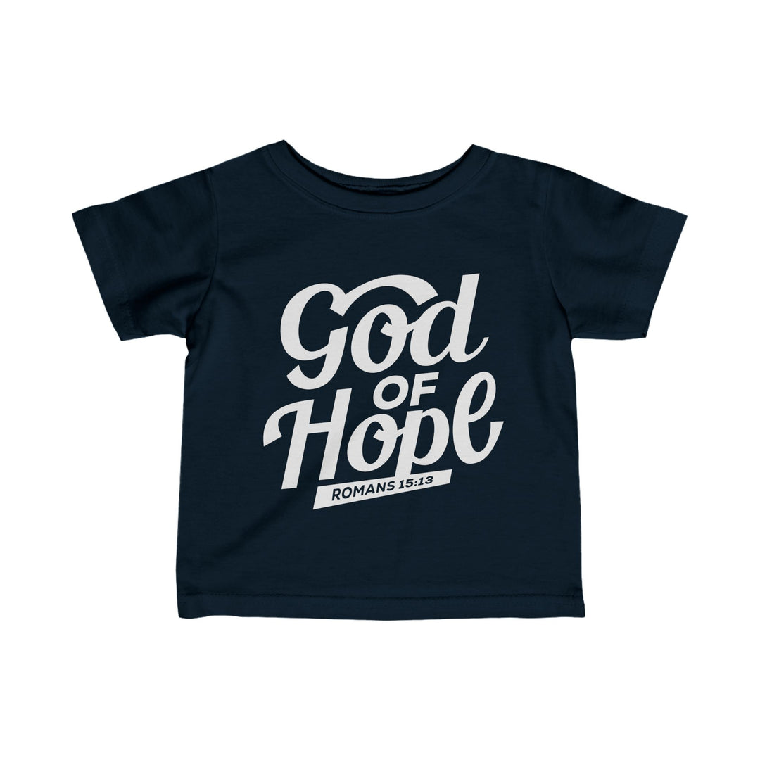 God of Hope Baby Tee Kids clothes Navy 6M 