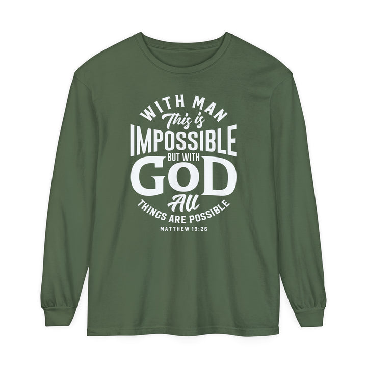 All Things Possible Long Sleeve Shirt Long-sleeve Hemp S 