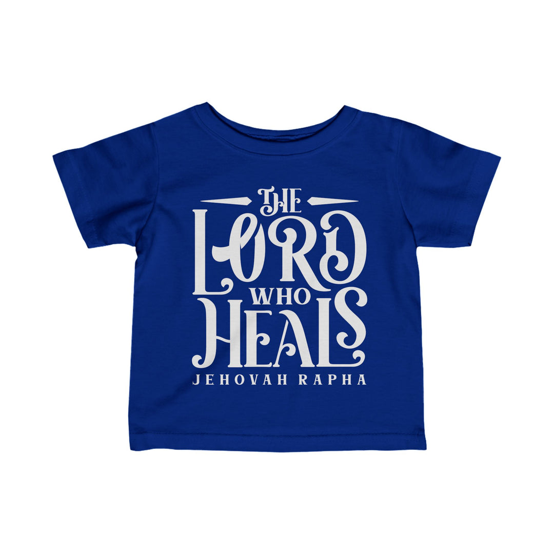 The Lord Who Heals Baby Tee Kids clothes Royal 6M 